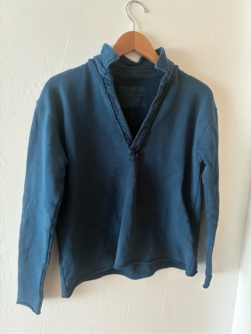 Frank & Eileen Patrick Popover Triple Fleece Deep Teal XS Rare color